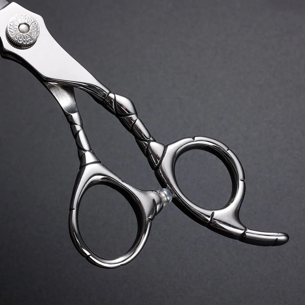 6.0 inch Hair Scissors Professional Patterned Handle Hairdresser Barber Tools Salon Hair Cutting Thinning Shears 250414