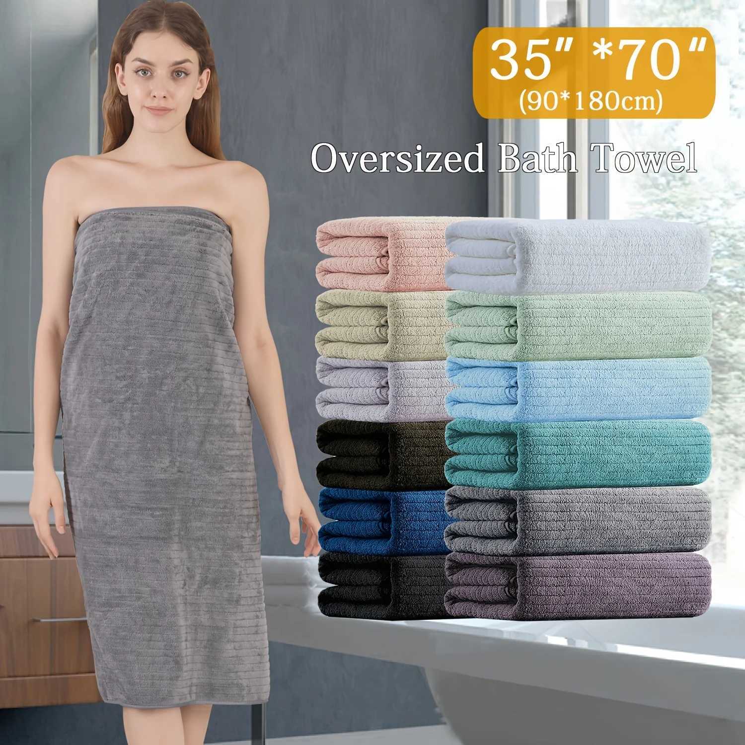 extra large bath towel set super soft and absorbent microfiber XL bath towels C251115