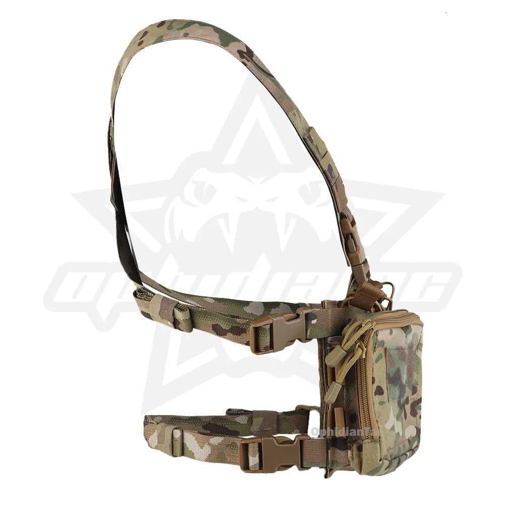 Outdoor Gear D3CRH Chest Mount Vest Equipment Extended Airsoft Vest Accessories Heavy Duty Airsoft Hunting Gear XJ251114