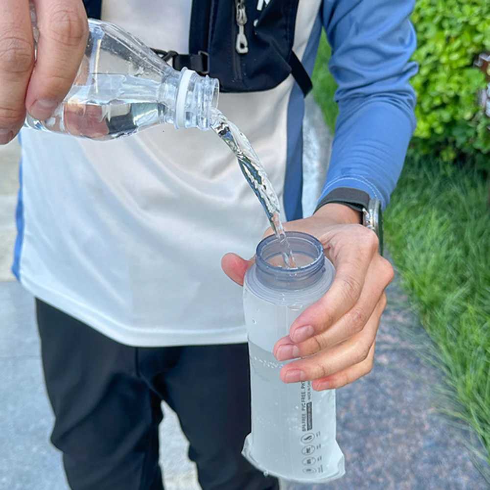 Sports Soft Water Flask Soft Flask 500ml Food Grade For Running Portable Lightweight Running Water Bottle for Outdoor SportsW251114