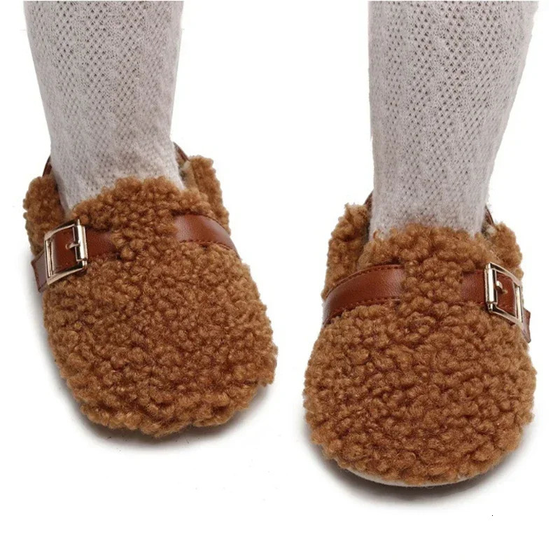 born Boy Girl Shoes Soft Comfortable Children Walking Shoe Infant Kid Anti Slip Warm Thickened Toddler Shoes Baby Crib Shoes 250415