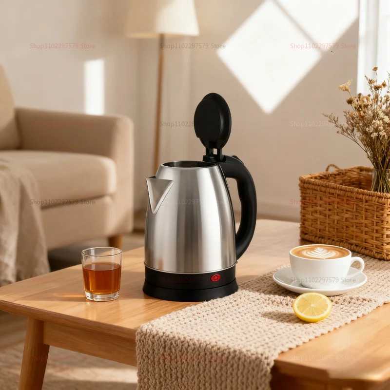 Electric kettle Tea and Coffee 20L Stainless Steel Portable Water Boiler Family Travel kitchen Smart kettle Electric Teapot Y251114