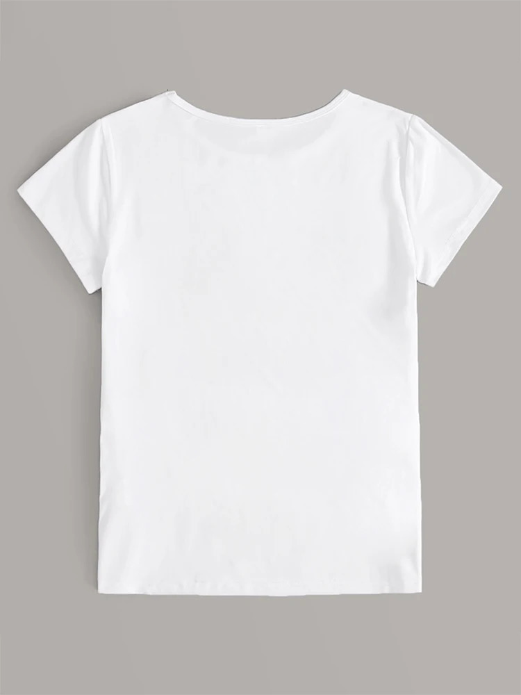 Womens short sleeved leopard print love T-shirt without spirit brave soul Valentines Day heart-shaped T-shirt 250410