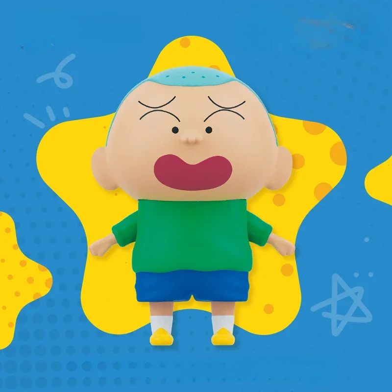 CIMON Licensed Crayon Shinchan Wall Climbing Toy Series 5 Styles Adhesive Dolls with Shinnosuke Nene Kawaii Interactive Play Bulk Stock Kids Birthday 
