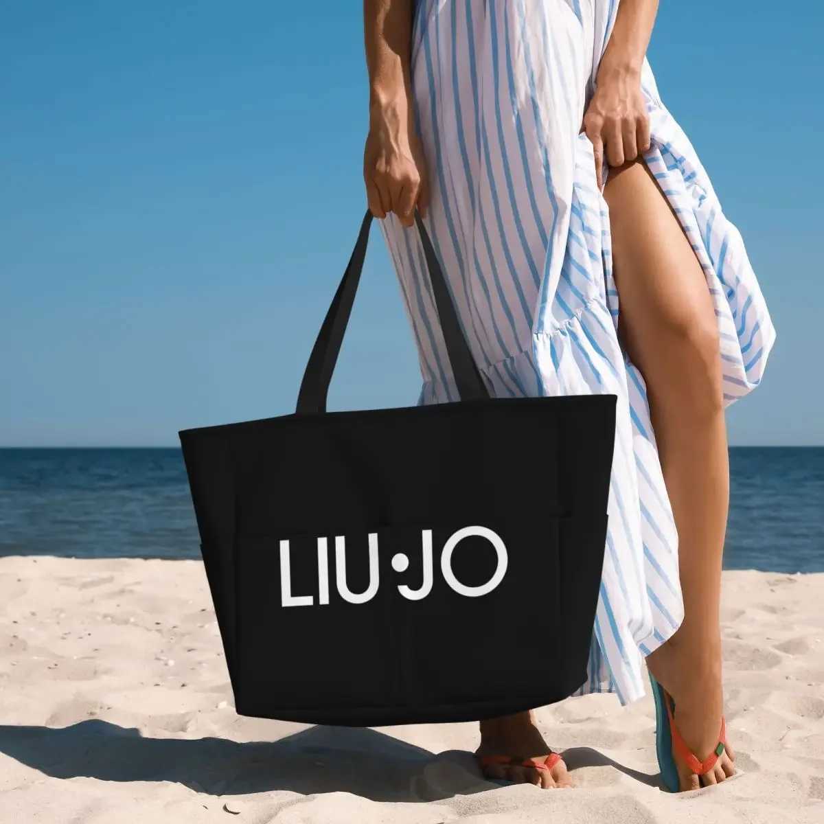 Liu Jo Large Travel Bag Waterproof Handbag Beach Bag Large Capacity Travel Shopping Bag W250415