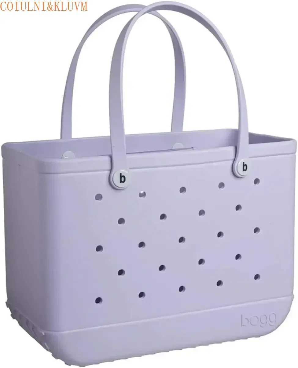 (COIULNI KLUVM) EVA Laundry Basket Original X Large Waterproof Washable Tip Open Handbag Suitable for Beach Swimming Pool Sports W250415