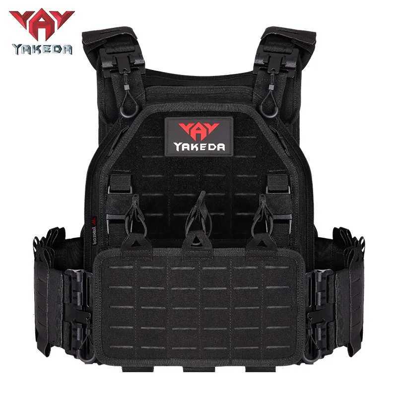 YAKEDA 6094 Combat Vest Outdoor Hunting Protective Shoulder Adjustable Air Flexible Board Carrier 1000D Outdoor Multi-Function XJ250730XJ251114
