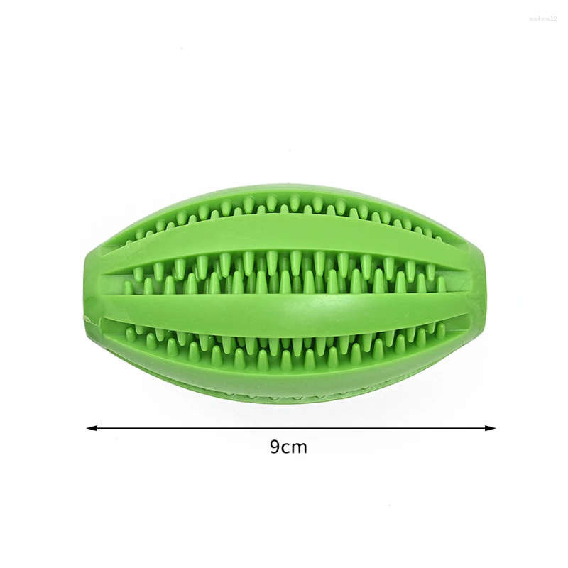 Dog Chew Toys 9cm Pet Dog Toy Interactive Rubber Balls For Small Large Dogs Puppy Cat Chewing Toys Tooth Cleaning Indestructible Ball