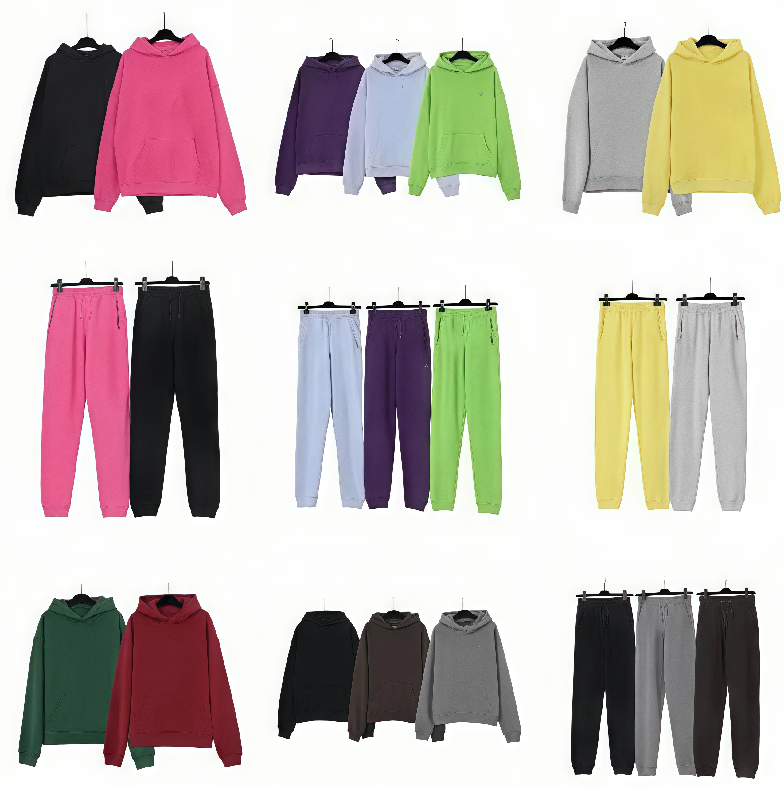 designer hoodie and pants tracksuit fluffy hoodies Men's Tracksuits the Cotton Wreath Sweatshirt op and pants set US size S-XL L for man and women