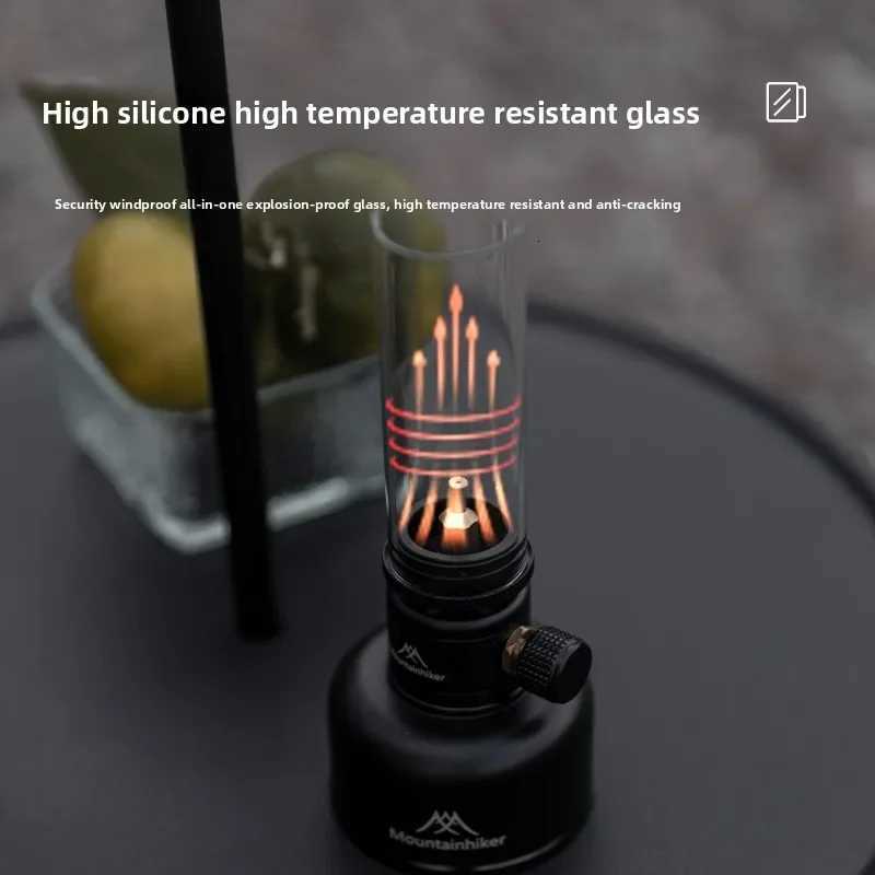 MOUNTAINHIKER Outdoor Gas Light Set Picnic Camping Retro Decorative Ambience Light Desktop Bedside Gas Lamp M251115