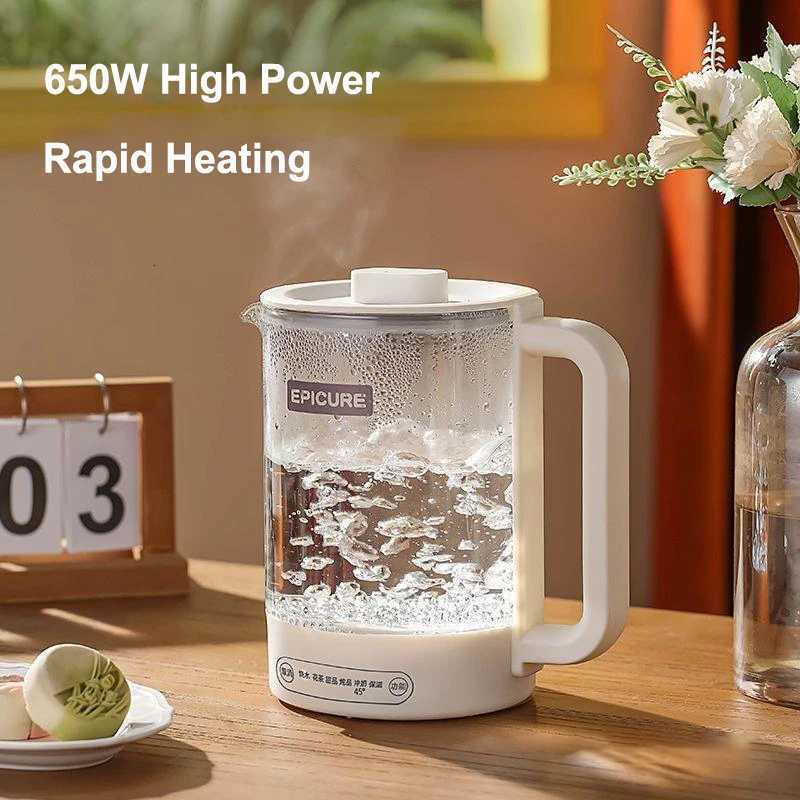 650W Household Multifunctional Electric Kettle 15L Glass Health Kettle Fully Automatic Transparent Tea Maker with Filter Y251114