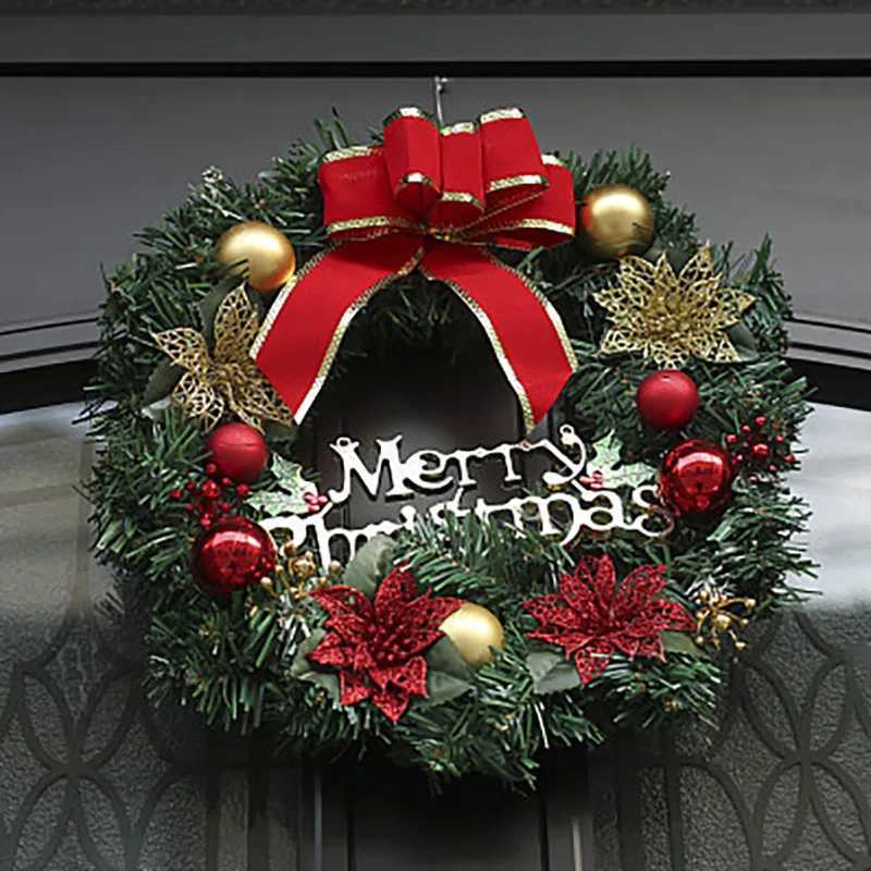 55m Pine Christmas Garland Decorative Green Artificial Xmas Tree Rattan Banner Party Plastic Pendant Tinsel Hanging DecorationM251115