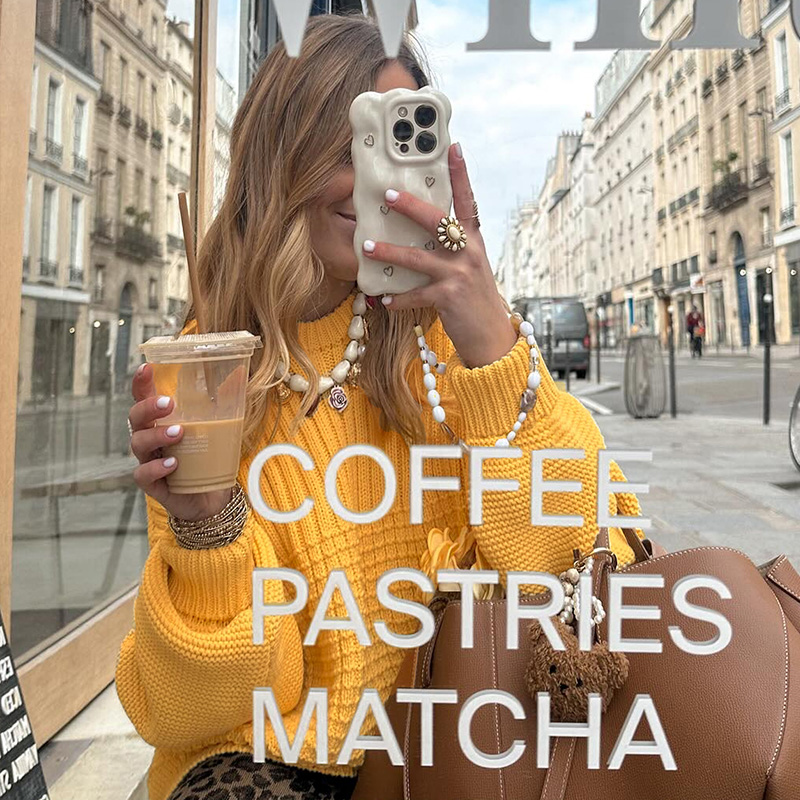 Ladies Solid Color Loose Sweater Casual Street Hundreds of Tops Exquisite pit stripes small round neck design sense of fashion Spring Autumn Winter Ho