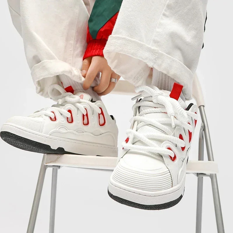 Womens Zapatillas Lacotivas Mujer mens skateboarding bread shoes retro national trend sports shoes board womens skateboarding sports shoes 250411