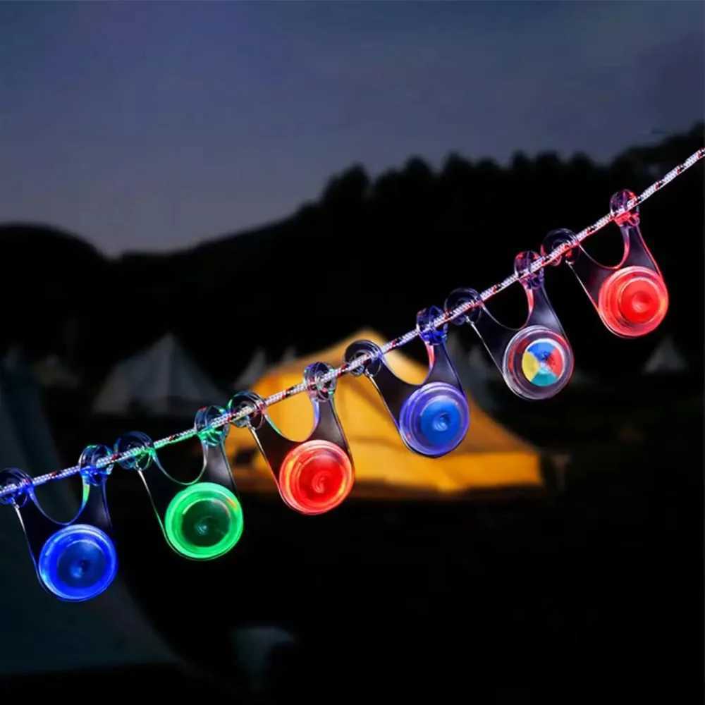 10pcs Waterproof Led Tent String Rope Guard Hanging Lights Led Camping Rope Hanging Light For Outdoor Camping Fishing Ambient M251115