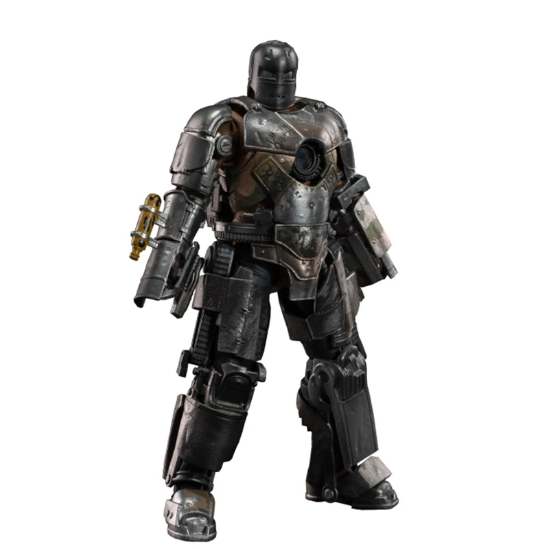 ZD Toys Marvel Avengers Iron Man MK1 First Generation 1/10 Scale Collectible Action Figure Movable Joints Model Bulk Stock for Boys Gift and Retailers