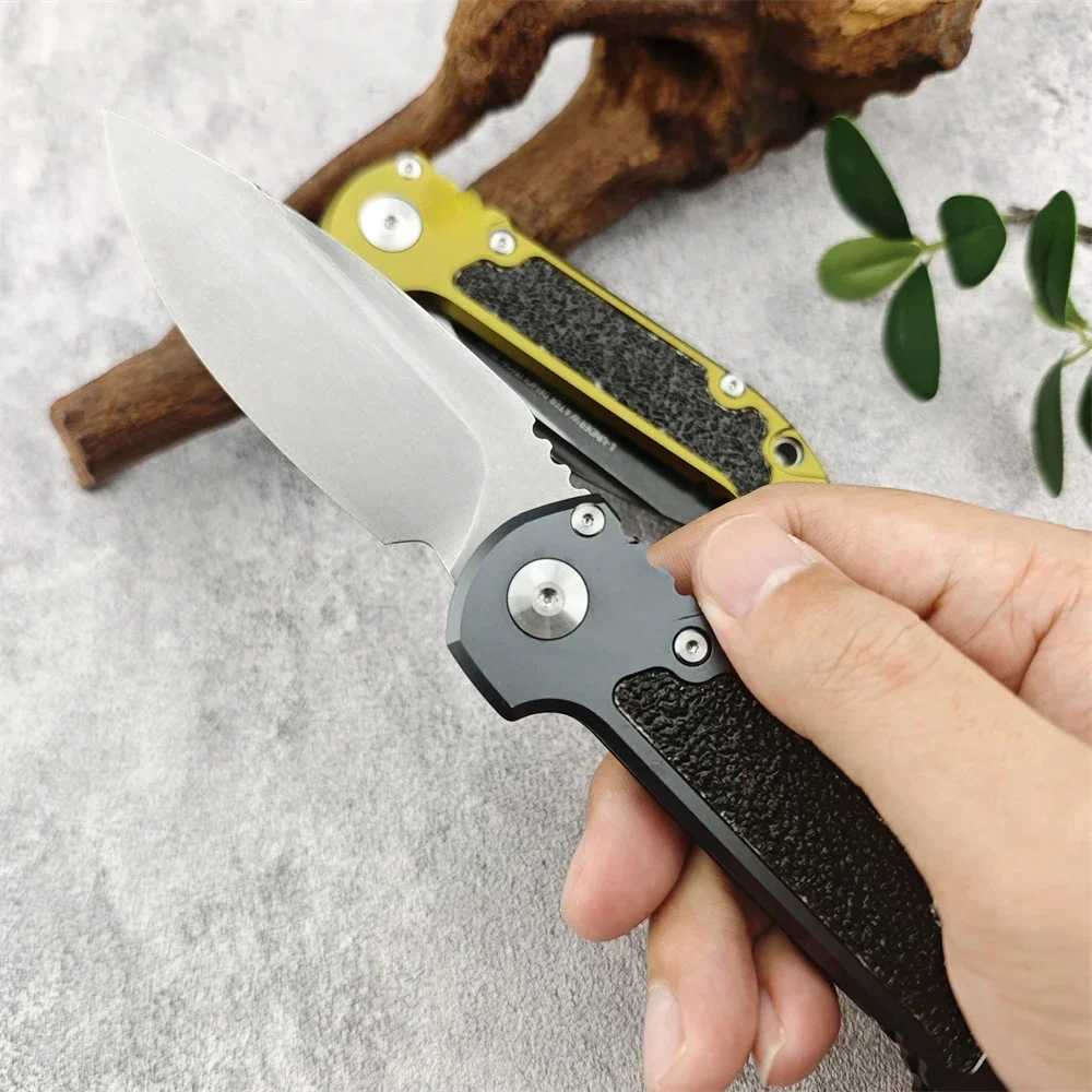 LUDT Third Generation Tactical Folding Knife 3.38-inch D2 Blade Aluminum Handle Camping Hunting Pocket Knife EDC Outdoor Survival KnifeXJ250415