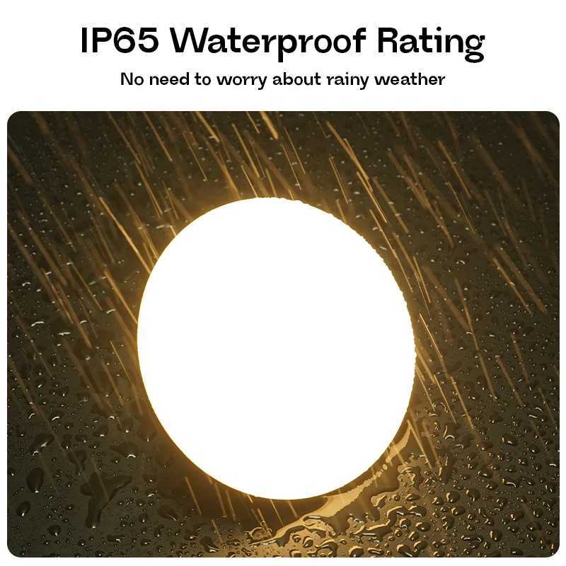 MOSLIGHTING 6000mAh Rechargeable Camping Lantern 48W Portable Flashlight LED Camp Light with 3 Light Modes Outdoor Work Lighting M251115