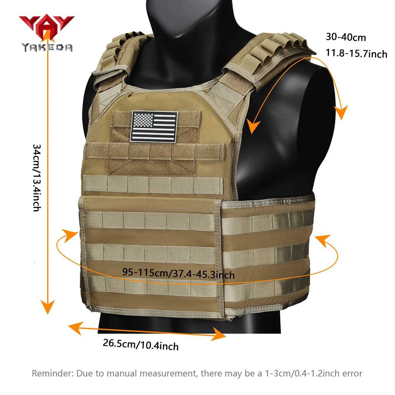 YAKEDA Multifunctional MOLLE Hunting Vest has a powerful expansion function of wear-resistant and tear-resistant material. XJ250730XJ251114