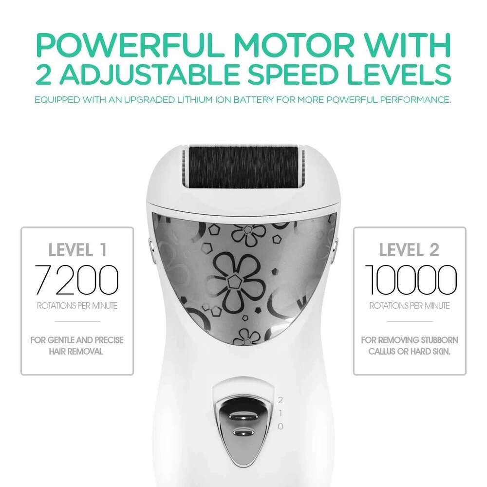 Epilator Rechargeable 3 In 1 Lady Hair Shaver Electric Callus Remover Depilador Removal For Women Foot Care Tools
