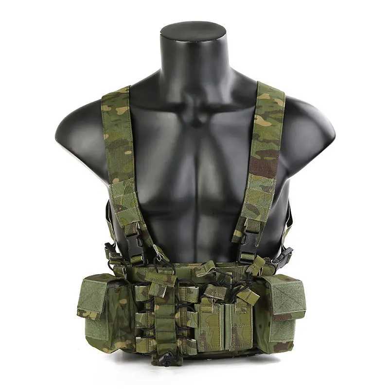 Emersongear Tactical Chest Rig D3CR Rapid Assault Armor 5.56 Walkie Pouch Airsoft Hunting Carrier Vest Combat Vest XJ250730XJ251114