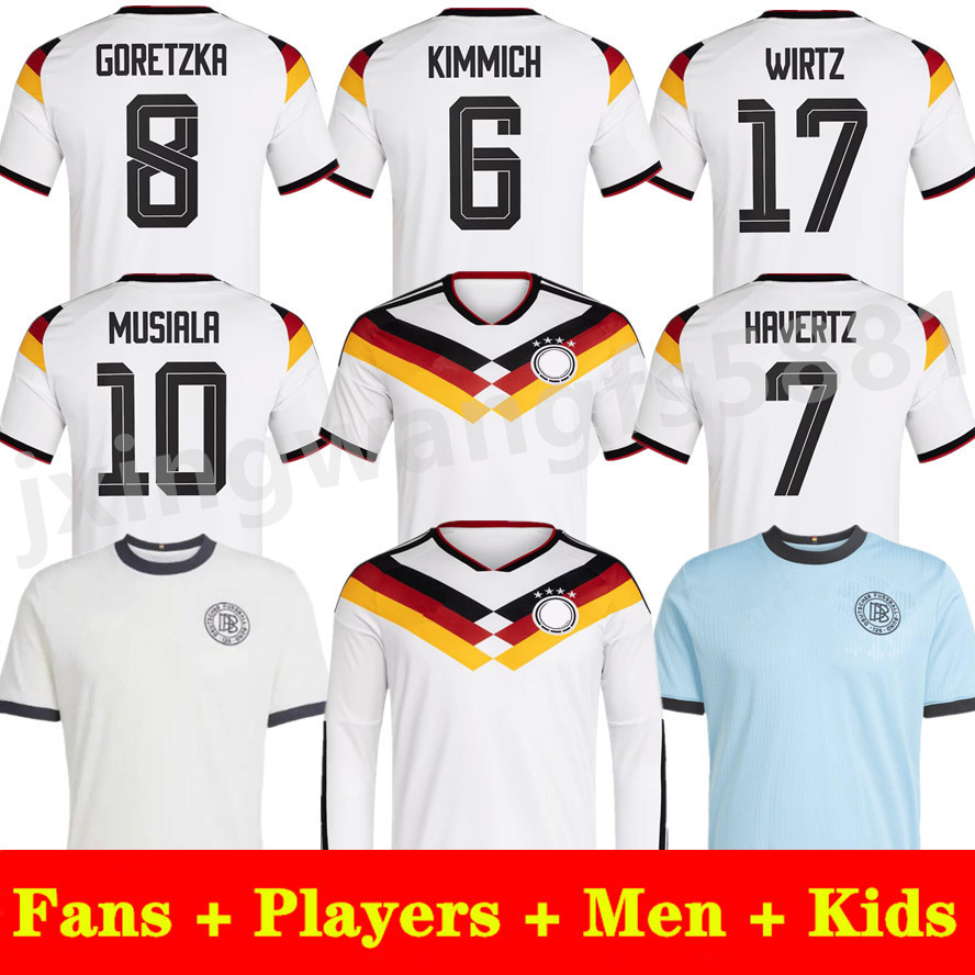 125 Year Anniversary 2025 2026 football jersey deutschland trikot 25 26 maillot de foot Fans Player HUMMELS GNABRY MUSIALA MULLER Football Shirt Uniforms kids kit