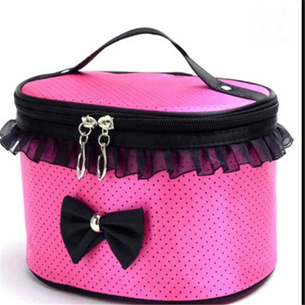 Compressible Makeup Bag Korean Versi with lace and Fiable Finishing Bag for Debris storage bagXJ250415