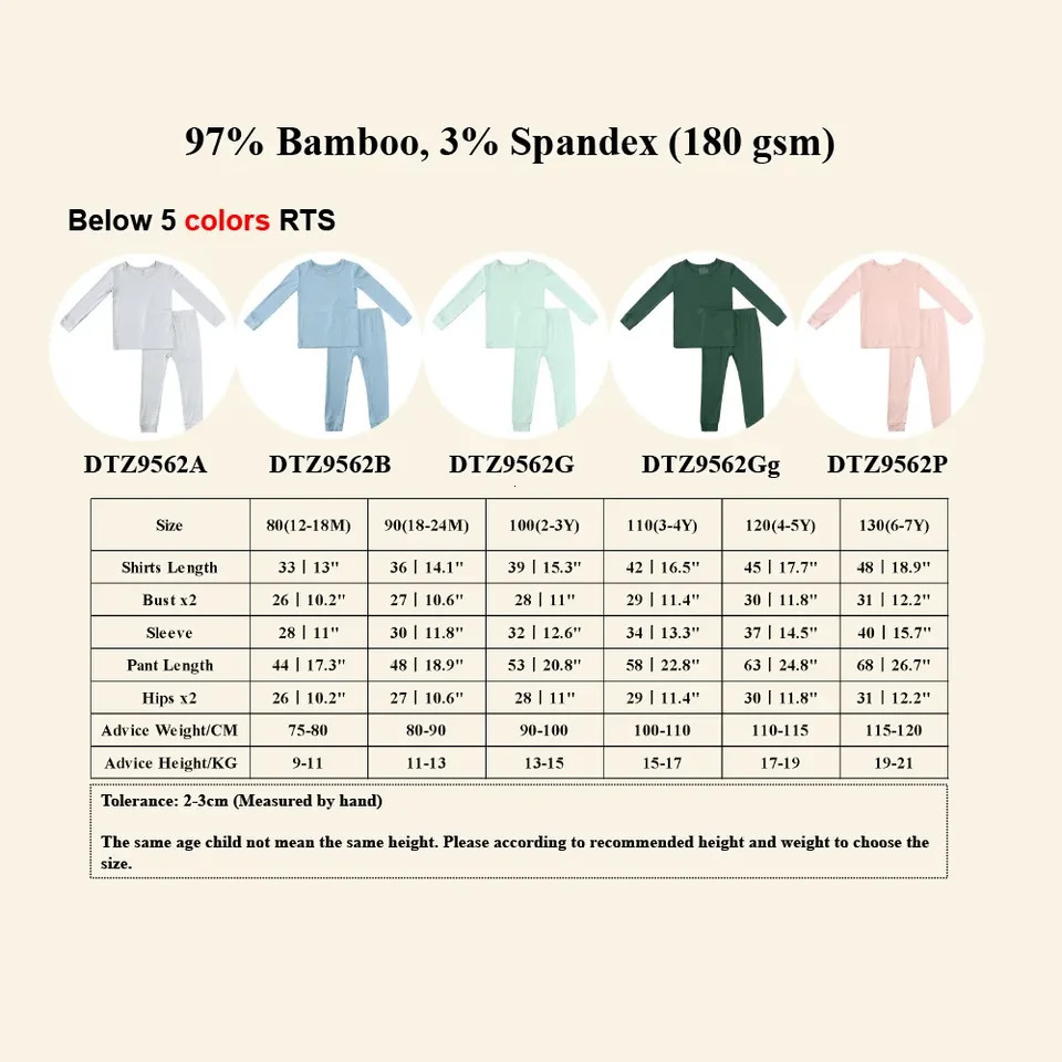 2025 Bamboo Fiber Clothes Kids Pyjamas Sets Long Sleeve Elasticity Breathable Sleepwear Toddler Boy Girl Loungerwear Outfits 250403