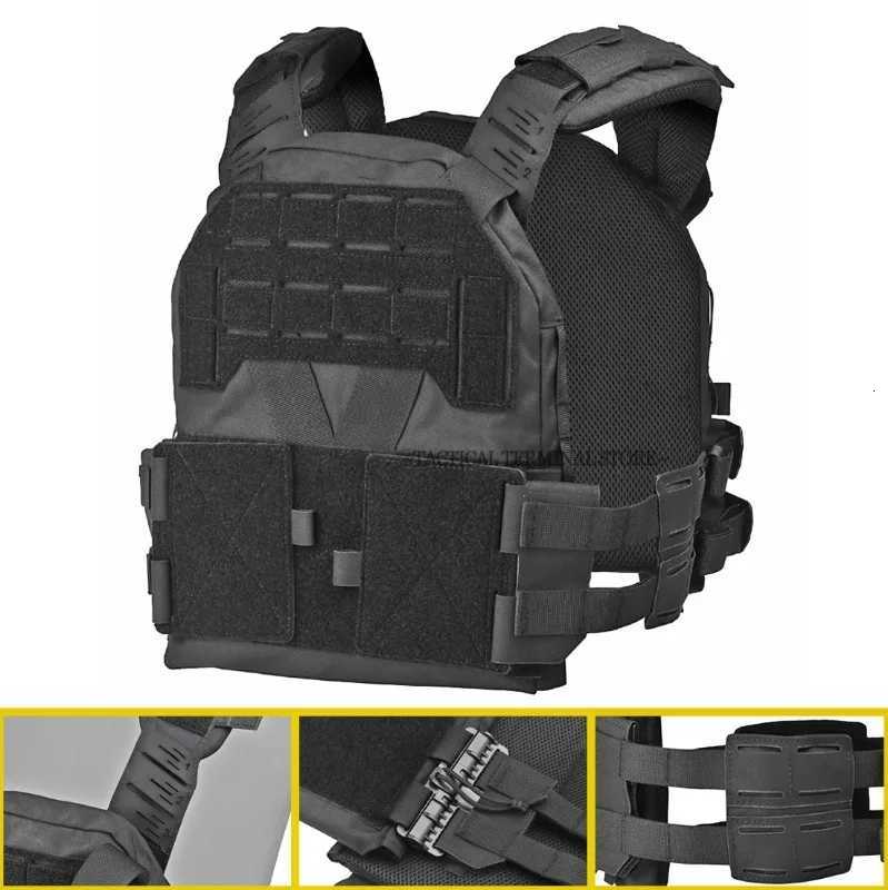 0-Zero Plate Carrier KZ Tactical Vest Lightweight MOLLE Airsoft Gear Quick Release Buckle Outdoor Adjustable Hunting Equipment XJ251114