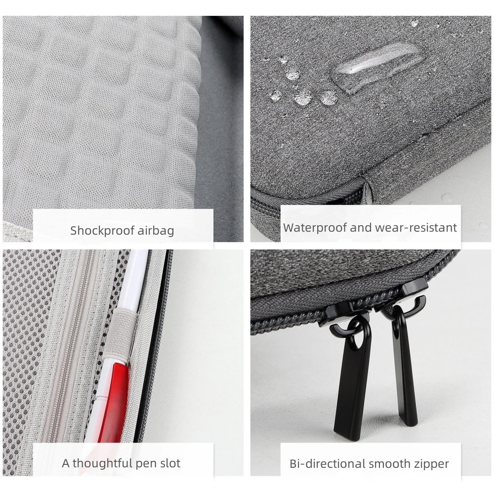 Large Capacity Travel Electronics Accessories Organizer Tablet Hard Disk Cable Portable Storage Bag EVA Duricrust Airbag 250407