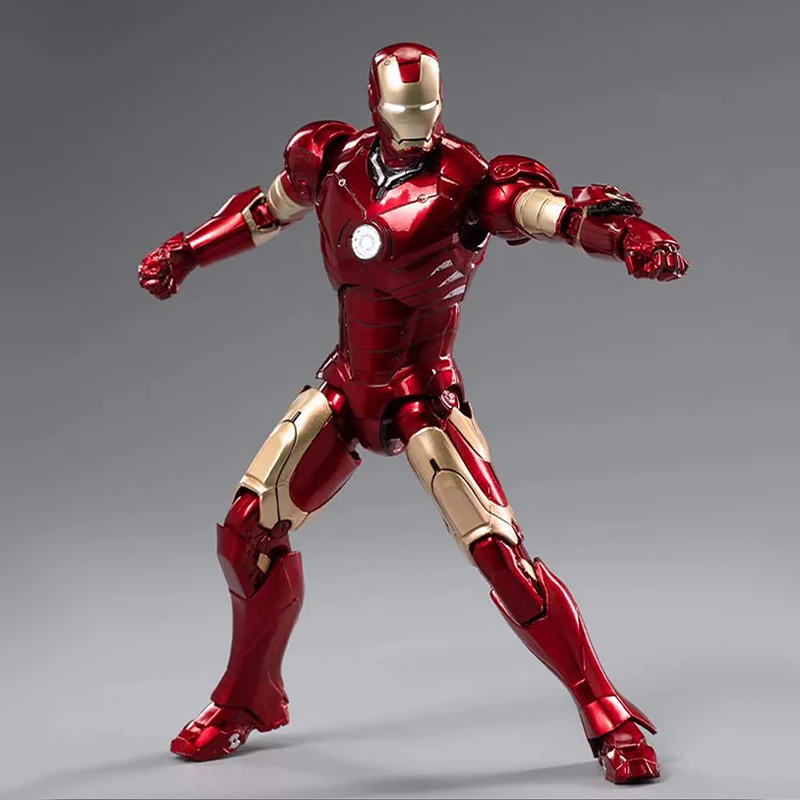 ZD Toys Marvel Official Licensed Iron Man MK3 7Inch Tony Stark Action Figure Avengers 1/10 Scale Collectible Model Kids Gifts Bulk Wholesale