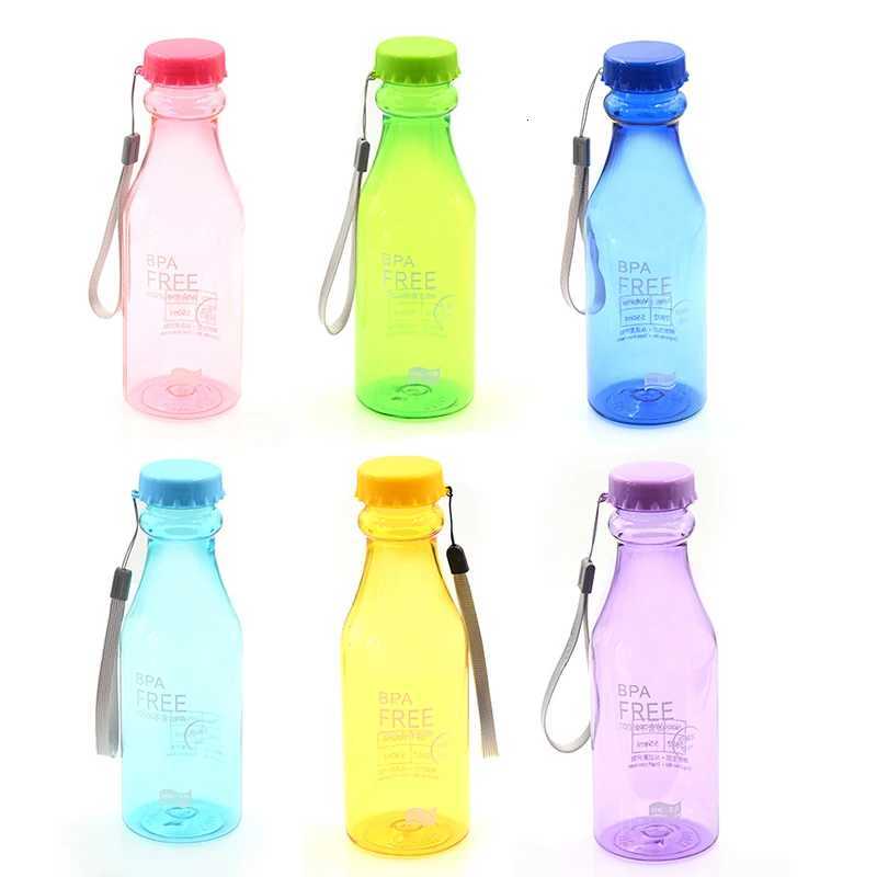 500ml bpa free portable water bottle leakproof plastic kettle for travelW251114