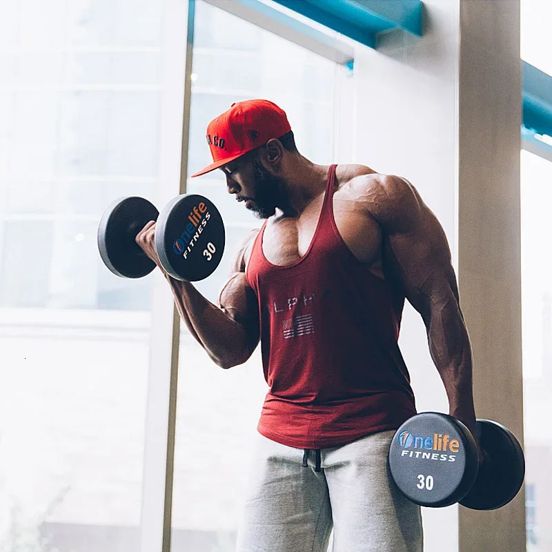 Mens summer casual sleeveless shirt fitness vest gym running exercise single piece underwear mens clothing 250407