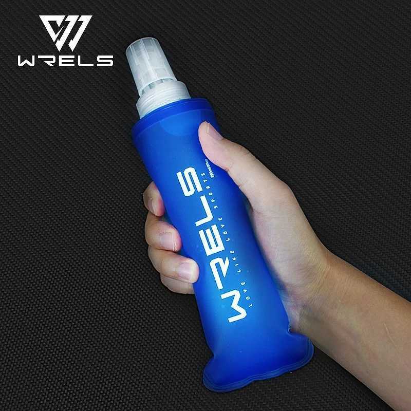 WRELS Soft Folding Water Bottle Collapsible Silicone Outdoor Sport Traveling Camp Hiking Cycling Running TPU Portable Water BagW251114