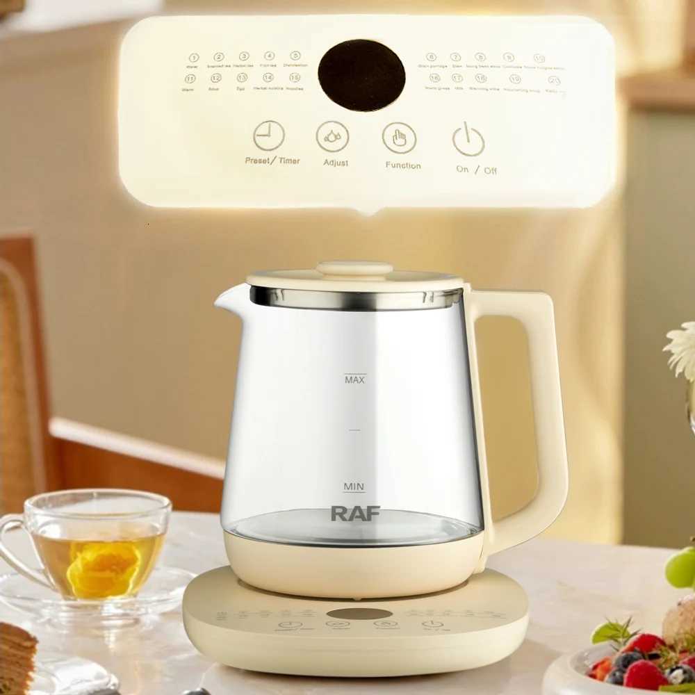 Health Preserving Pot 15L Electric Glass Kettle Kitchen Appliances Smart Kettle Automatic Multifunctional Tea Coffee Y251114
