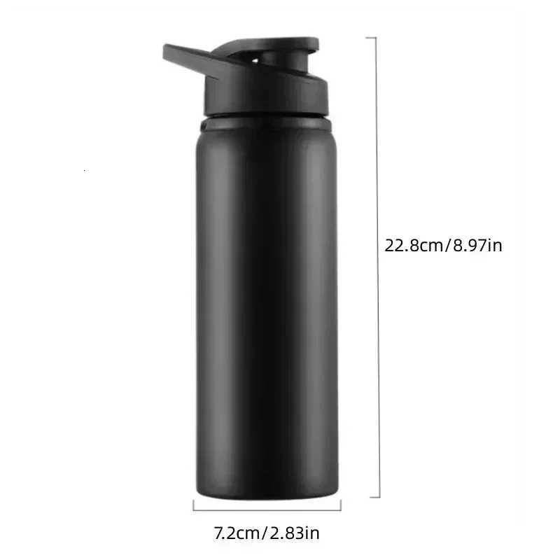 1-3PCS Stylish Portable Stainless Steel Sports Water Bottle Leisure Bike Riding Drinking Water Bottle Outdoor Sport Travel CupW251114