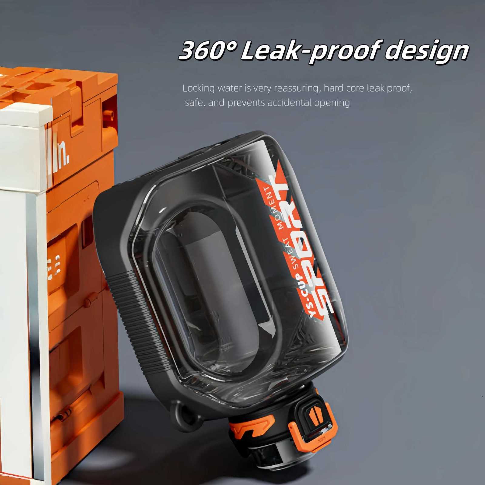 1600ML Large Capacity Sports Water Bottle Food Grade Plastic Water Cup With Straw Portable Gym Water Bottle BPA Free Water CupW251114