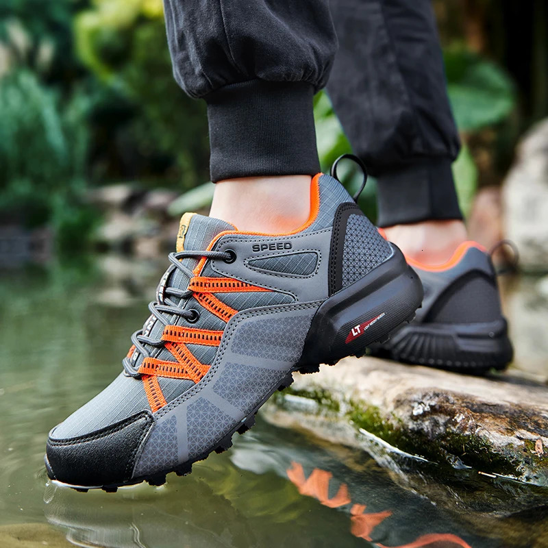 Men Women Waterproof Hiking Shoes Outdoor Camping Trainers Mountain Climbing Trekking Sneakers Walking Hunting Tactical Boots 251113