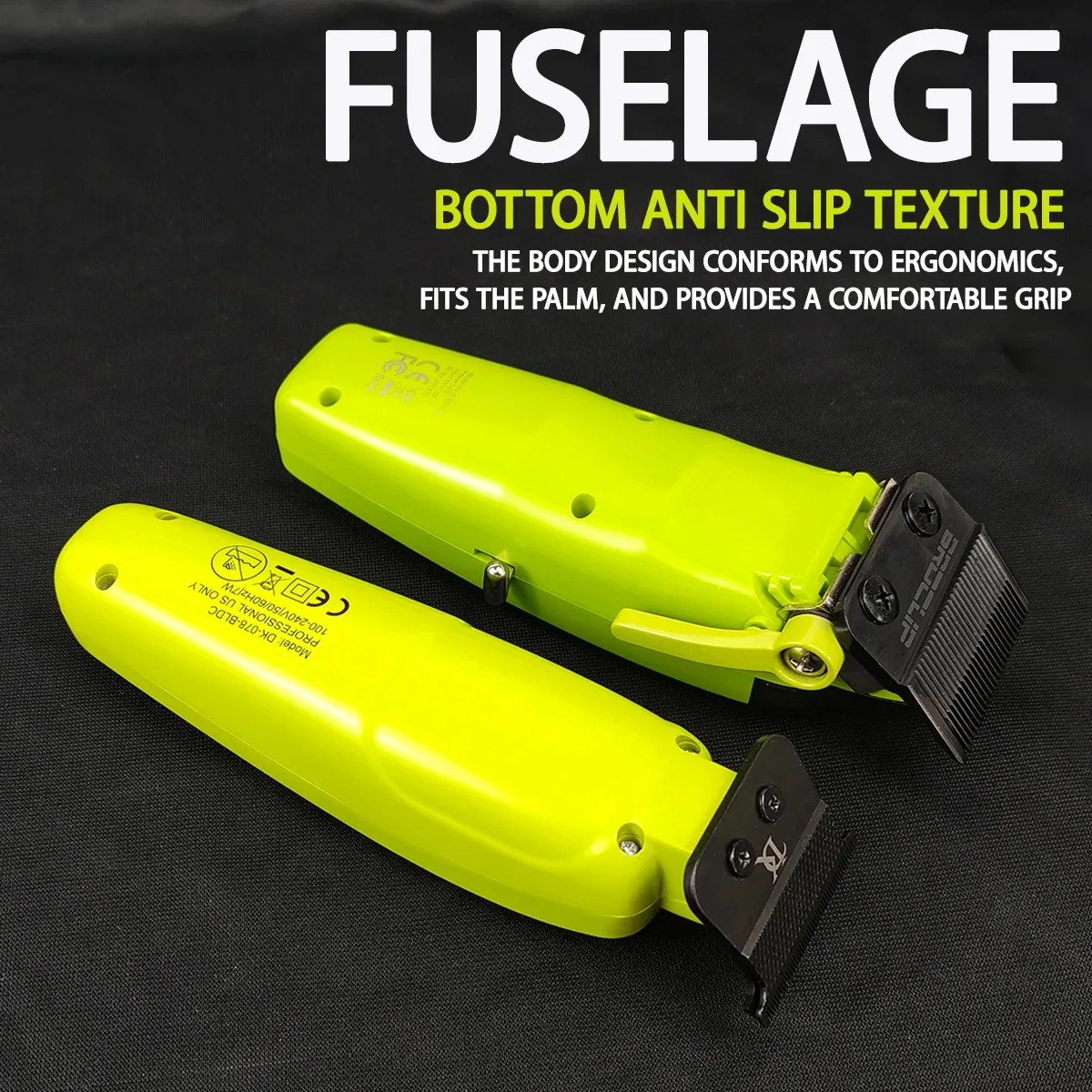 Professional Electric Hair Clipper BRD 106 with Base 7500RPM Hair Trimmer for Man DK-078 DLC Blade 7200RPM Barber Shop 2PC Set 251111