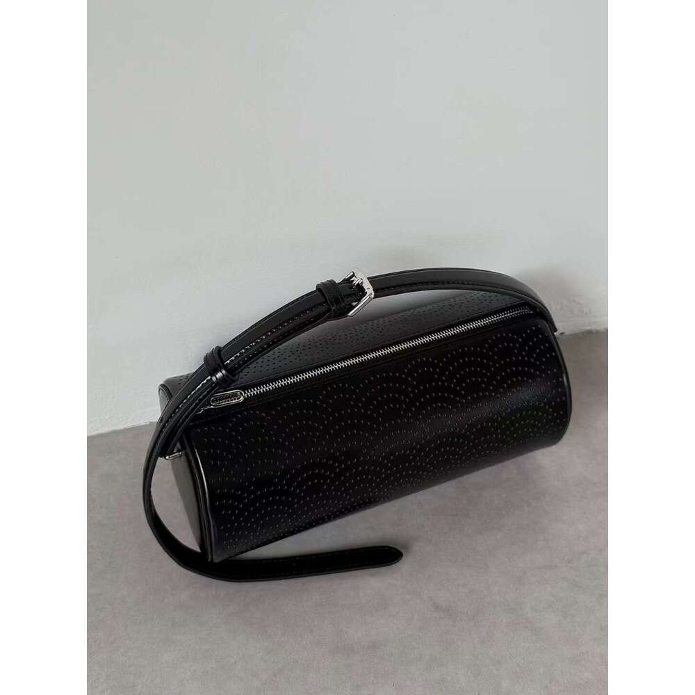 Mm Women's Bags Hollowed Out Carved Saddle High-Quality And Versatile Single Shoulder Crossbody Bag, Design Sense Handbag, Genuine Leather Women&