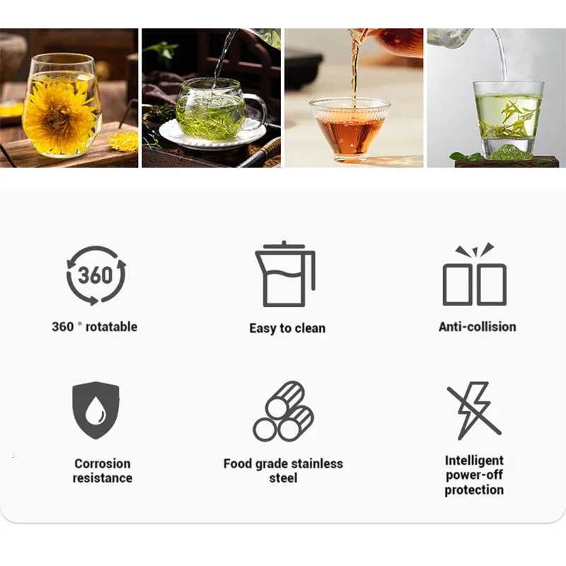 2025 new 1700ml household kettle with stainless steel 304 inner pot automatic power-off for hot water kettle Y251114