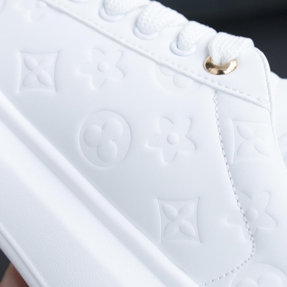 free shipping Small white shoes sneakers Fashion shoes Men's shoes men's platform light casual shoes 2025