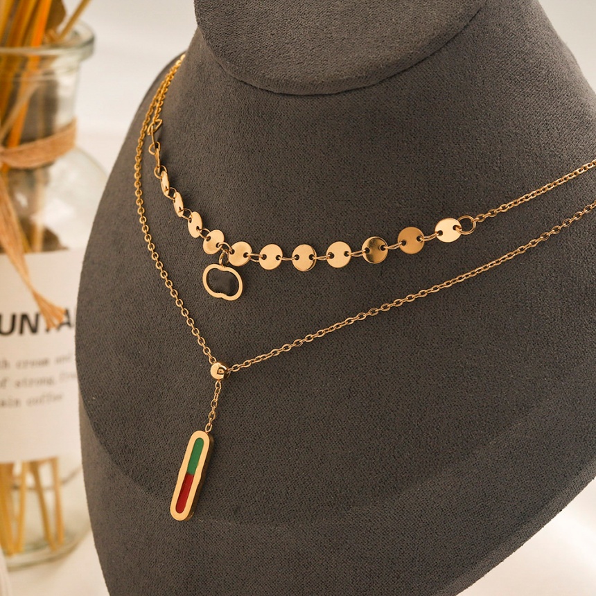 designer necklace for woman necklaces designer moissanite Heart pendant Pendant Necklace with Drip Glue Inlaid Diamond Gold Plated Fashion Necklace Lo