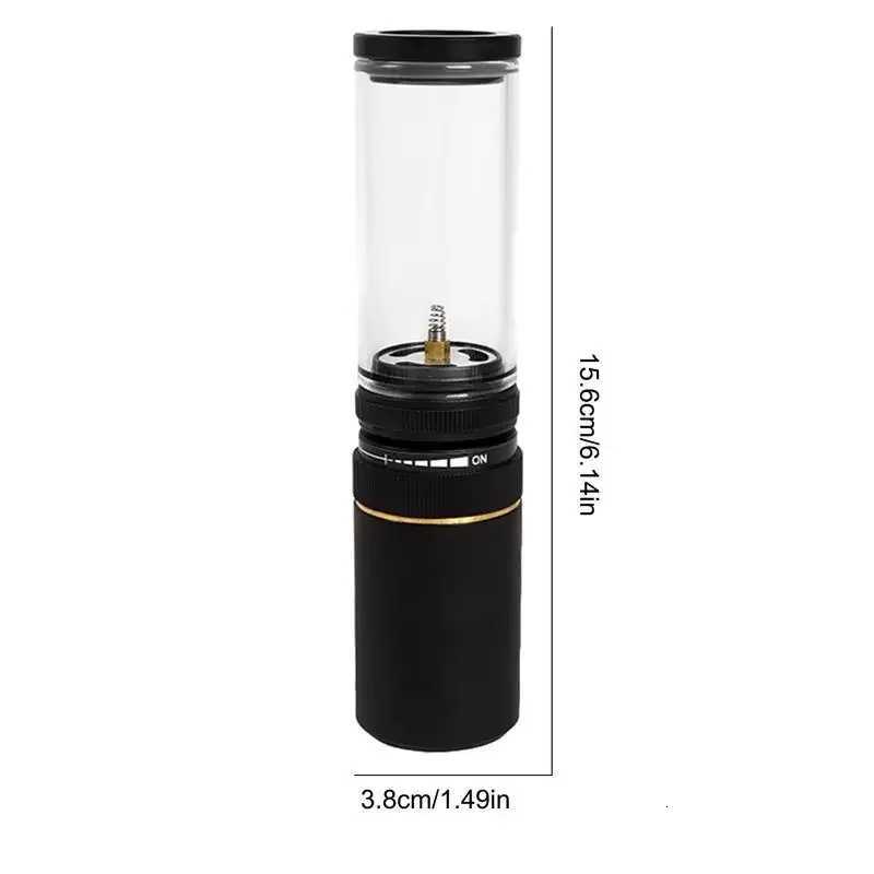 Portable Camping Gas Lamp Outdoor Windproof Candlelight Lantern Adjustable Camp Atmosphere Light Storage Box Camping Accessories M251115