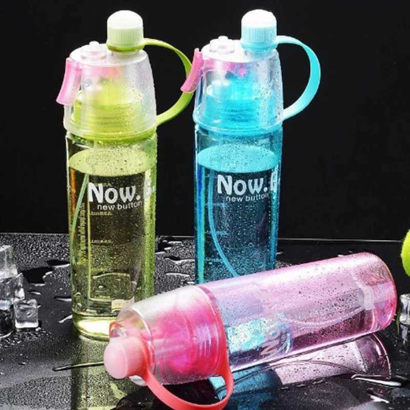 Sports Water Bottle Spray Cup Outdoor Portable Kettles Jug Large Capacity Men And Women 600mlW251114