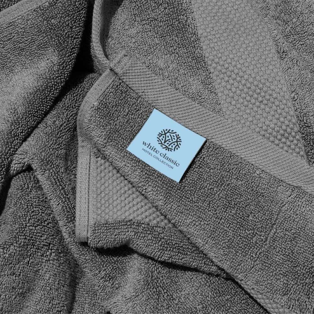 Soft Sheet 650 GSM Cotton Bath Towels Extra Large 35X70 Inch Highly Absorbent And Quick Dry Dark Grey