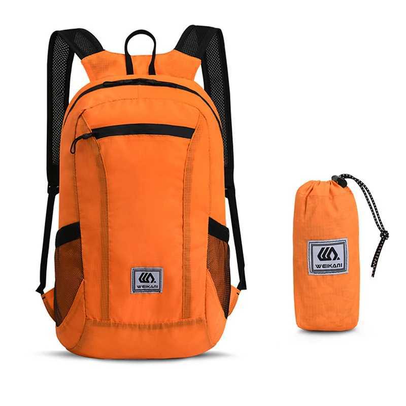 1pcs Lightweight Portable Travel Hiking Foldable Backpack Ultralight Outdoor Pack Waterproof Backpack Folding Bag For Women MenW251114