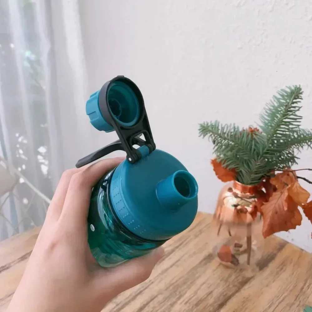 1PC 1000ML Creative Space Cup Large Capacity Sports Water Bottle for Fitness Enthusiasts Easy Carry Hydration Shaker BottleW251114