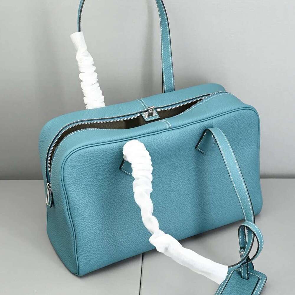 35Cm Genuine Leather Handbag Top Layer Cowhide High-End Feeg 2025 New Fashion Style Large Capacity