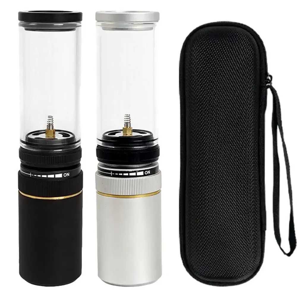 Portable Camping Tent Gas Lamp Outdoor Gas Candlelight Windproof Adjustable Gas Candlelight Lantern for Camping Accessories M251115